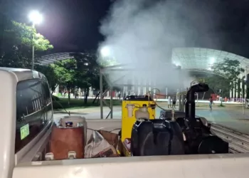 Foto: Gobierno de Oaxaca //Abatización en zonas urbanas para evitar la expansión del dengue.
