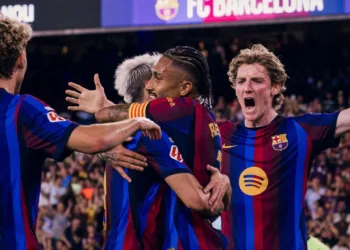 Golpe de autoridad: Barcelona vence 2-0 al Athletic con goles de Raphinha y Fermín