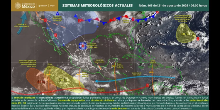 Calor sofocante y tormentas dispersas: Oaxaca enfrentará contrastes extremos este viernes