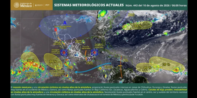 Oaxaca arranca la semana entre calor, bochorno y lluvias escasas; Sierra Sur, bajo vigilancia