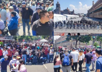 Sección XXII llega a Palacio Nacional: exige respuestas concretas al Gobierno federal y Oaxaca