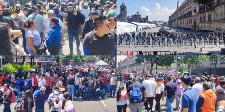 Sección XXII llega a Palacio Nacional: exige respuestas concretas al Gobierno federal y Oaxaca