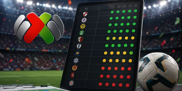 Liga MX 2026: cómo interpretar la tabla de posiciones durante el torneo