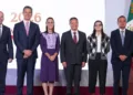 Foto: Presidencia de la República // Claudia Sheinbaum con inversionistas, entre ellos, directivos de la cementera Cruz Azul.