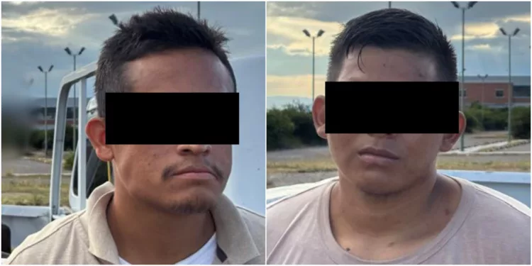 Dos hombres identificados como Á.M.V.G. y A.A.C.G. fueron capturados en la región del Istmo.