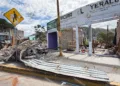 Fotos: Adrián Gaytán // Derrumbe de locales, incluso de materiales sólidos, solapados en el Parque del Amor.