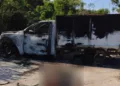 El violento hallazgo del cadáver calcinado de Marco T. G. S. tuvo lugar sobre el camino de terracería que conduce de Corralero a El Ciruelo.