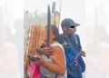 Elementos de la Policía Municipal de Santa Lucía del Camino neutralizaron al agresor en una rápida maniobra.