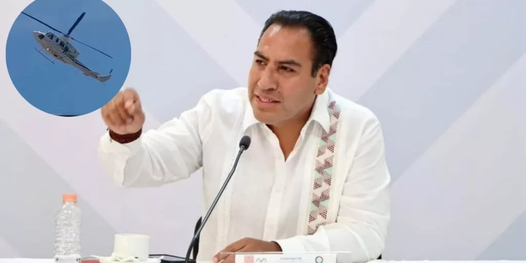 VIDEO | ¡Susto en el aire! Helicóptero del gobernador de Chiapas sufre incidente