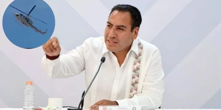 VIDEO | ¡Susto en el aire! Helicóptero del gobernador de Chiapas sufre incidente