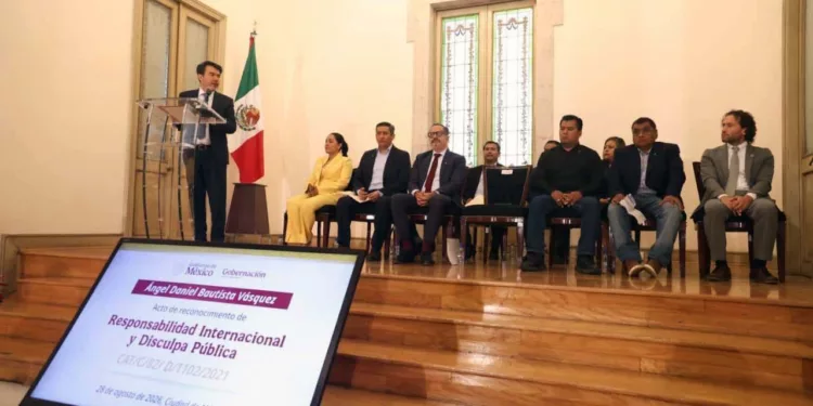 Este viernes, Ángel Daniel Bautista Vásquez recibió una disculpa pública del Estado mexicano.