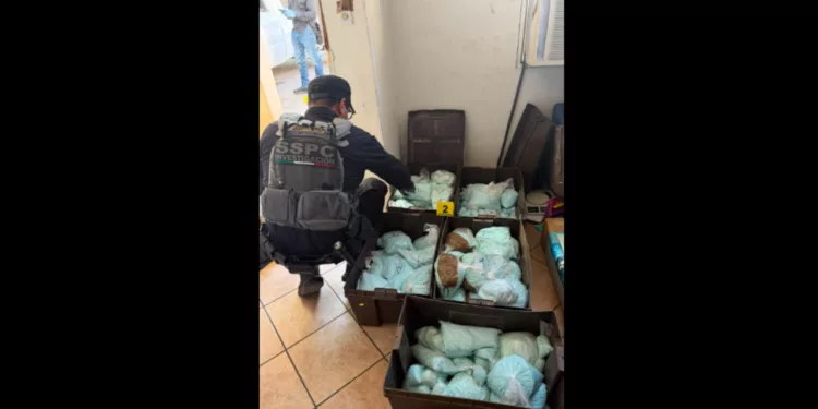 VIDEO | Golpe millonario al narco: decomisan 120 kilos de fentanilo en Mexicali