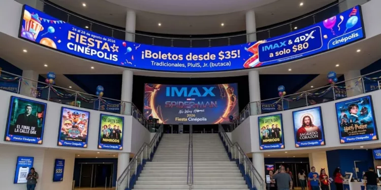 Fiesta Cinépolis 2026: Boletos desde 35 pesos en agosto, fechas y películas en cartelera