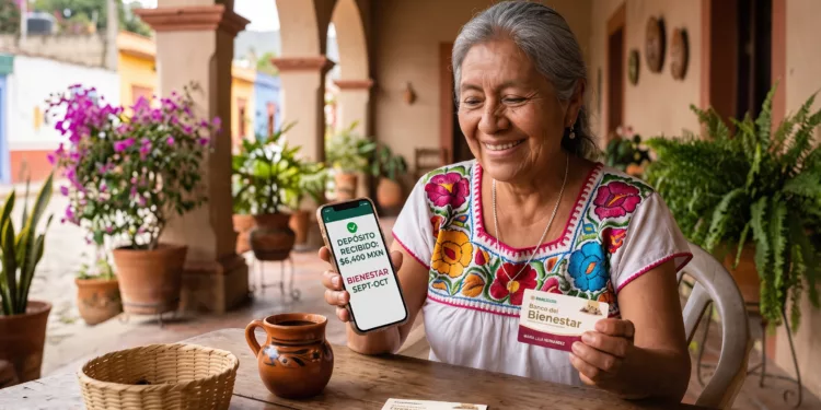 Foto: Ilustrativa - IA // Personas adultas mayores beneficiarias de la Pensión del Bienestar recibirán un nuevo depósito bimestral de 6 mil 400 pesos a través de la Tarjeta del Bienestar.