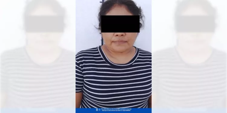 La imputada fue asegurada bajo los protocolos correspondientes.