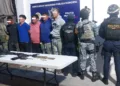 Los cinco imputados fueron trasladados bajo un estricto dispositivo de seguridad.
