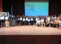 La ceremonia de entrega del Premio Antonio García Cubas se realizó este 13 de agosto como preludio de la 37 FILAH.