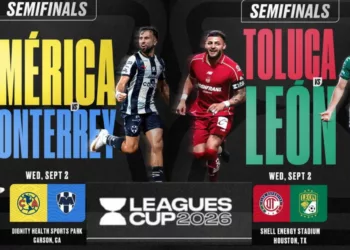 Semifinales de Leagues Cup 2026: Horarios, sedes y dónde ver América vs. Monterrey y Toluca vs. León