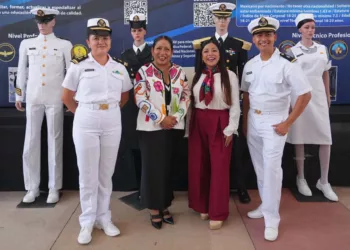 Foto: cortesía // Nancy Benítez, presidenta municipal de Santa Cruz Xoxocotlán, participó en la inauguración de Expomar.