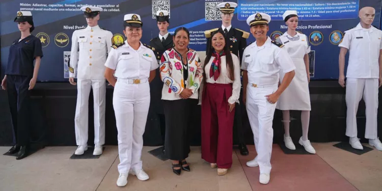 Foto: cortesía // Nancy Benítez, presidenta municipal de Santa Cruz Xoxocotlán, participó en la inauguración de Expomar.