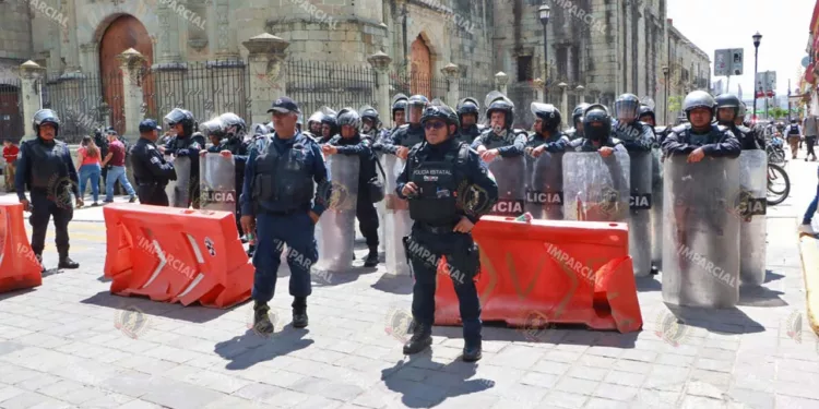 Foto: Municipio de Oaxaca de Juárez // La Policía Municipal cumplió 36 años con severo déficit de elementos.