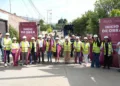 Nancy Benítez encabezó el inicio de obras.