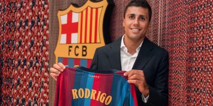 ¡Fichaje bomba! Rodri es nuevo jugador del FC Barcelona hasta 2030