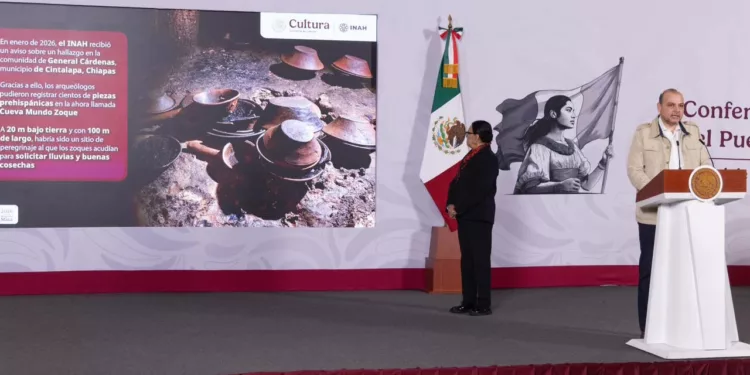 Foto: Presidencia de la República // Rosa Icela Rodríguez encabezó la conferencia mañanera del viernes.