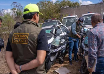 Foto: gobierno municipal // Todo tipo de vehículos saturan ya el encierro de autos de San Agustín Etla.