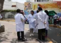Foto: Archivo El Imparcial // Una de las múltiples protestas de médicos por las carencias en el Aurelio Valdivieso.