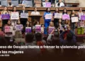 Congreso de Oaxaca llama a frenar la violencia política contra las mujeres