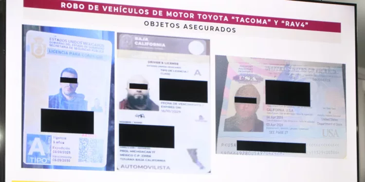 Informa Fiscalía detención de integrantes de célula delictiva dedicada al robo de vehículos
