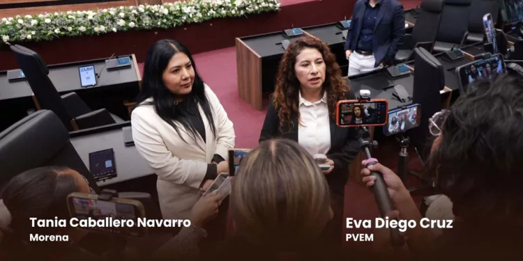 En el Poder Legislativo no hay censura ni favoritismos, se aplica el reglamento por igual a las 42 diputaciones: Eva Diego Cruz y Tania Caballero Navarro
