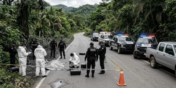 Foto: Ilustrativa / IA // Elementos de seguridad desplegaron un operativo en Los Naranjos, San Juan Cacahuatepec, tras el enfrentamiento armado con presuntos integrantes de “Los Rusos”.