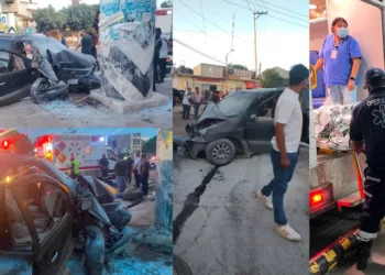 ¡Sin frenos y contra un puente! Camioneta deja ocho heridos en Yatareni