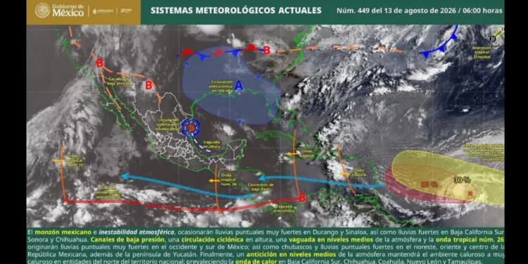 Lluvias, tormentas y calor extremo: Oaxaca tendrá una jornada de contrastes