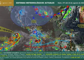 Oaxaca arranca la semana con calor, lluvias y vientos fuertes