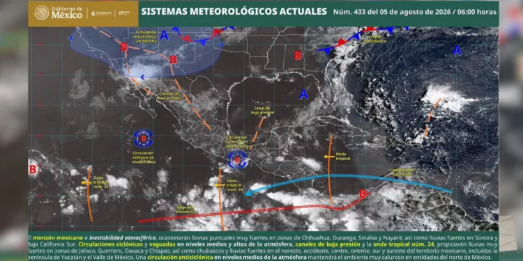 El clima no dará tregua: lluvias, calor extremo y tormentas afectarán a Oaxaca