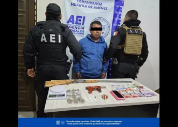 Cateo en Huautla termina con un detenido, drogas, armas y dinero asegurados