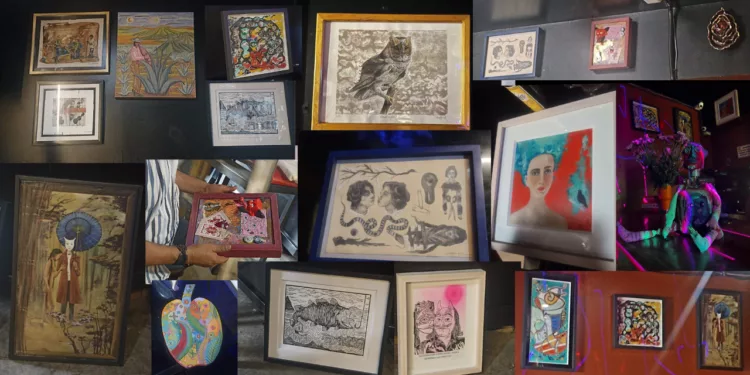 ¡Arte sigue entre copas! Más cantinas abren sus muros al arte de creadores locales y se convierten en galerías