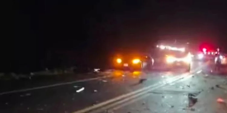 Fatal accidente en el libramiento al Tule deja un muerto y embarazada atrapada