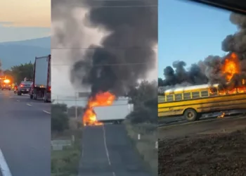 VIDEO | ¡Michoacán amanece bajo fuego! Narcobloqueos y vehículos incendiados paralizan carreteras