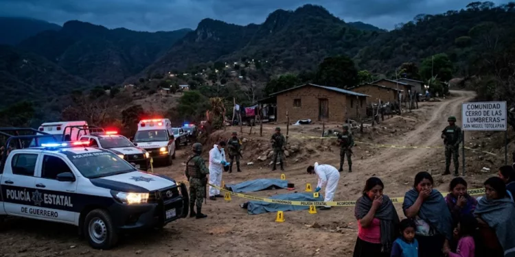 ¡Madrugada de terror en Guerrero! Ataque en cerro de Las Lumbreras deja seis muertos