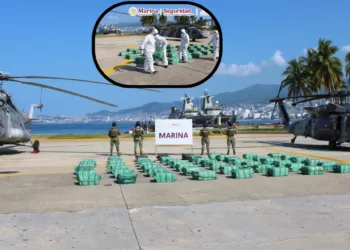 VIDEO | ¡Golpe millonario en el Pacífico! Aseguran 1.9 toneladas de presunta cocaína frente a Guerrero