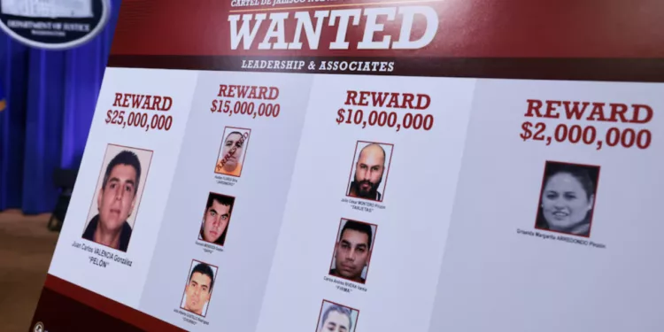 Tras la muerte de “El Mencho”, EE.UU. ofrece 102 millones de dólares por la nueva cúpula del CJNG.