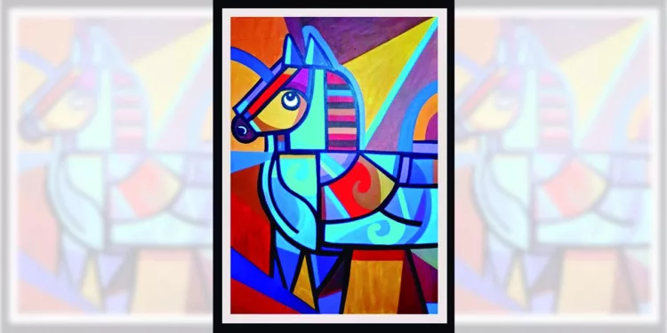 Eddy Balám ha desarrollado un lenguaje plástico basado en la geometrización de figuras, con la Mixteca como uno de los principales referentes de su obra.