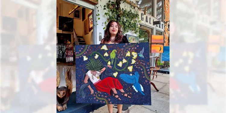 Fotos: Omar Maya Calvo // A través de sus personajes y criaturas, Aranza León busca generar una reflexión sobre la necesidad de preservar la naturaleza.
