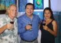 Fotos: Gil Obed González - Omar Maya // Con los directivos de Copalli Art Galery, Pepe y Lili, Lucio Gopar conviviendo en el cuarto aniversario.