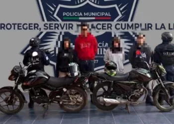 Las motocicletas recuperadas por el escuadrón GRIM quedaron bajo resguardo del Ministerio Público.