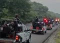Foto: redes sociales // Presencia de las policías de Oaxaca y Chiapas para evitar posibles enfrentamientos en los Chimalapas